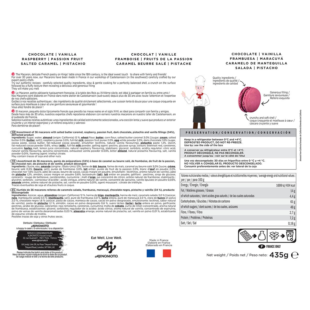 Joie De Vivre Macarons, Pack of 36