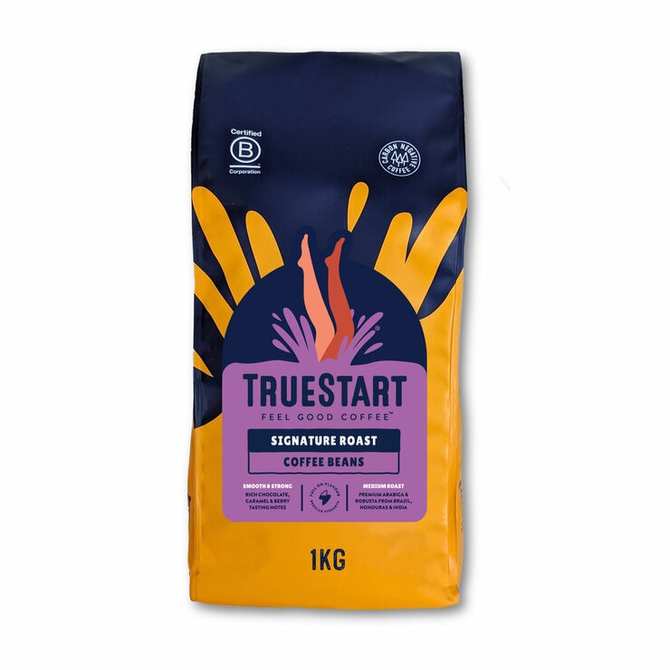 TrueStart Signature Roast Coffee Beans, 1kg TrueStart Signature Roast Coffee Beans, 1kg