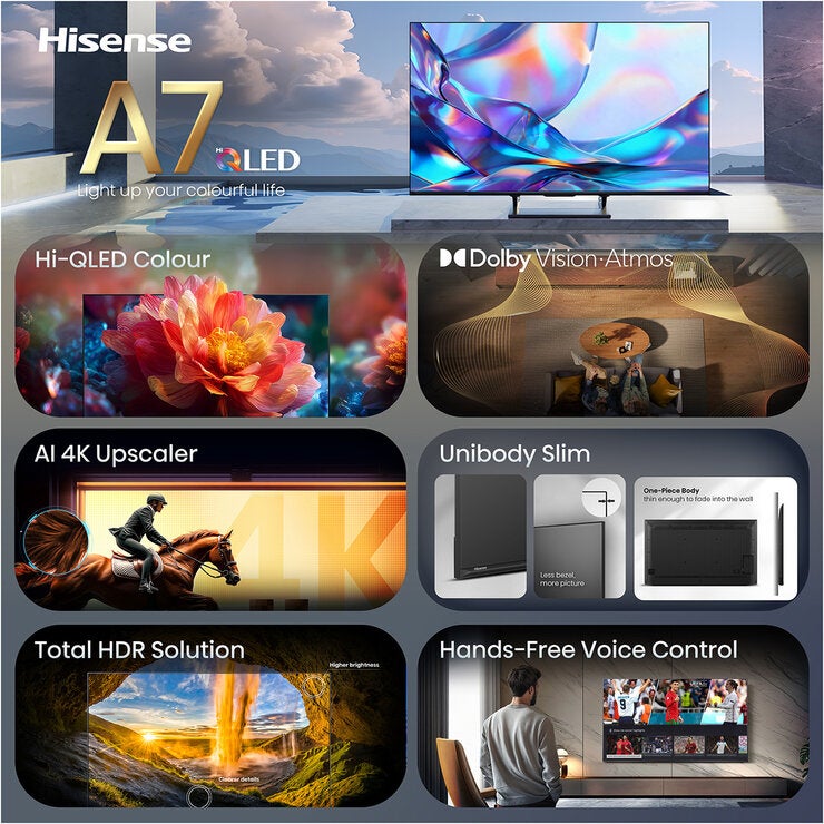 Buy Hisense 55A7STUK 55 Inch QLED 4K UHD Smart TV at Costco.co.uk Buy Hisense 55A7STUK 55 Inch QLED 4K UHD Smart TV at Costco.co.uk