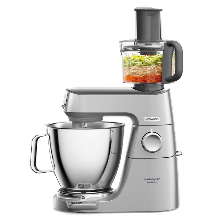 Front Profile image Kenwood Food Processor Attachment connected to food mixer Front Profile image Kenwood Food Processor Attachment connected to food mixer