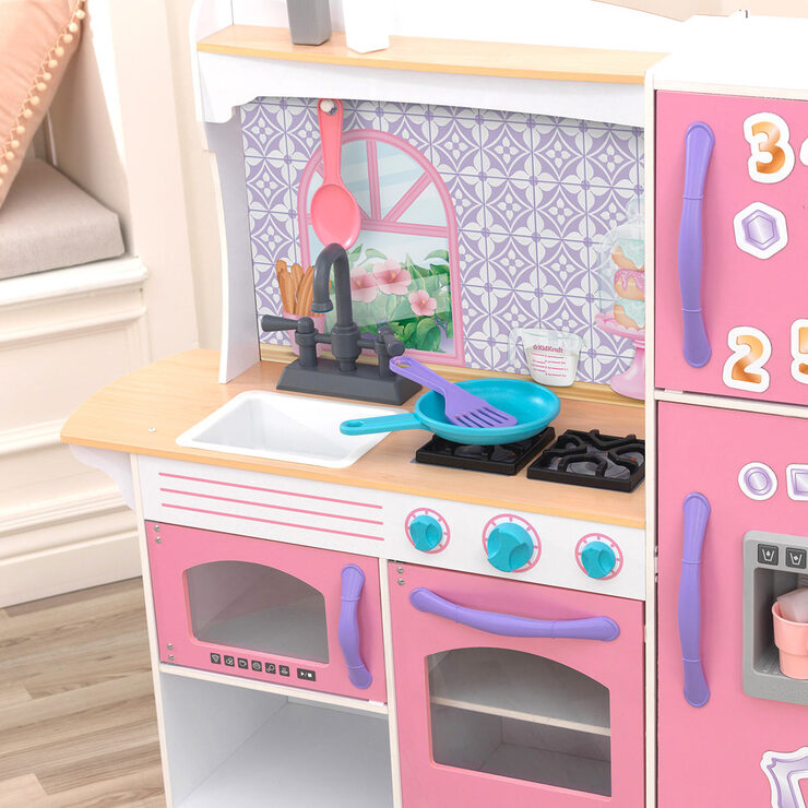Buy KidKraft Mosaic Magnetic Play Kitchen Close-up Image at Costco.co.uk
