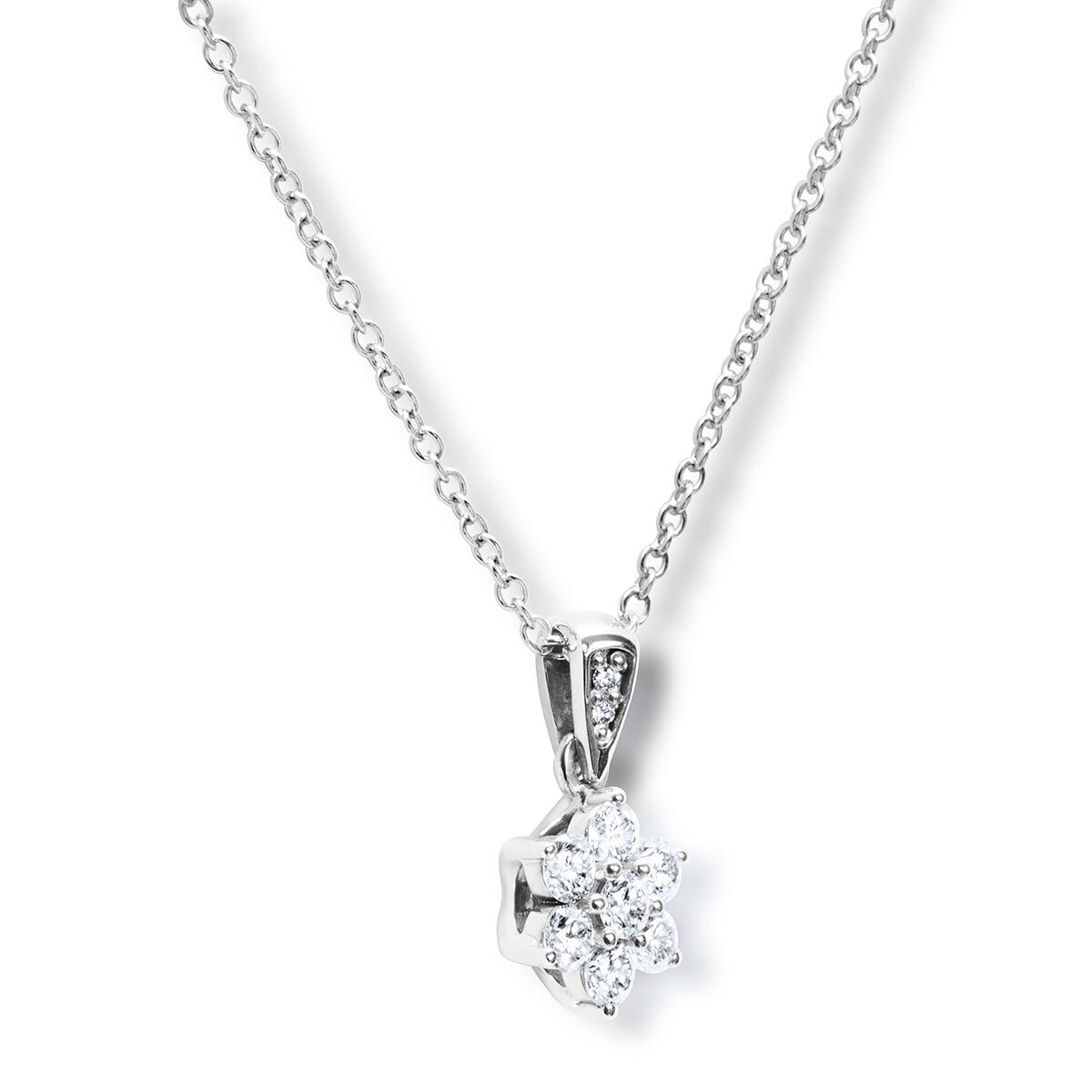 Costco white gold cross necklace clearance