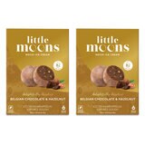 Two boxes of Chocolate and Hazlenut Little Moons Ice Creams