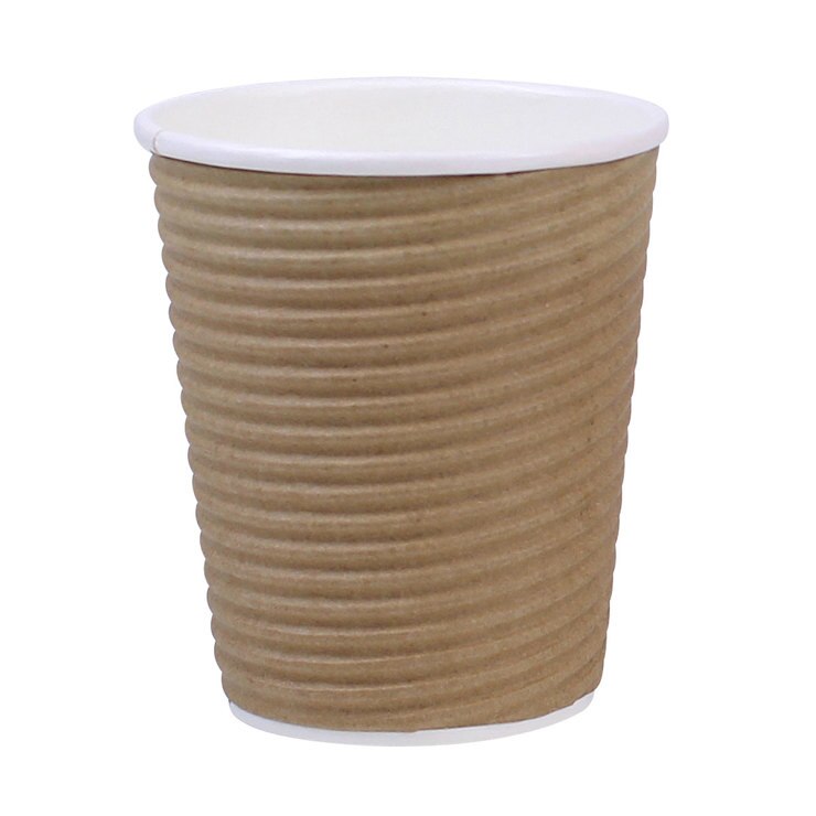 Cafe Express Ripple Coffee Cup 8oz, Pack of 200 Costco UK