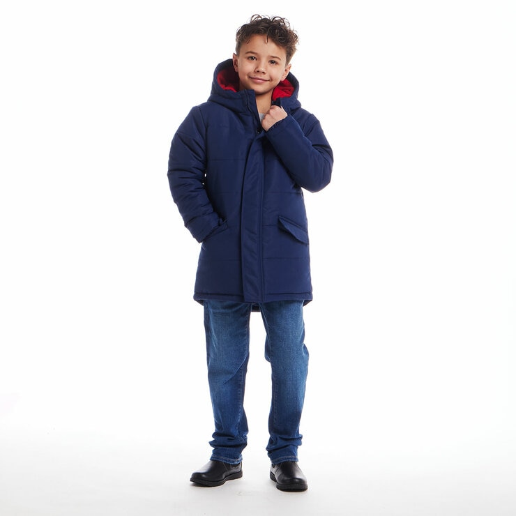 Andy & Evan Boys Back to School/Weekend Parka in Navy