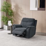 Maverick Grey Fabric Power Recliner Armchair