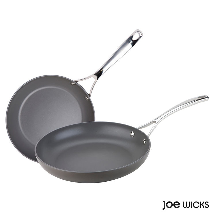 Joe Wicks Hard Anodised Nonstick Frying Pans, 2 Pack Costco UK