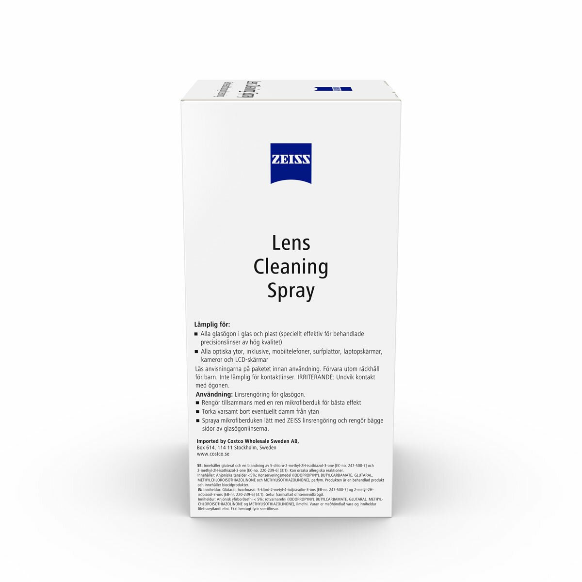 Zeiss Lens Cleaning Spray, 4 x 120ml Zeiss Lens Cleaning Spray, 4 x 120ml