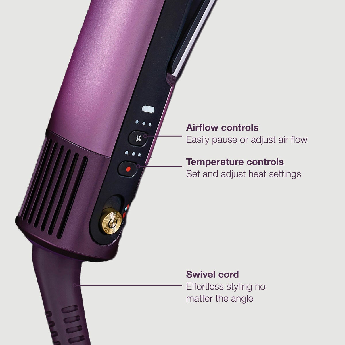 Lifestyle image showing controls Lifestyle image showing controls