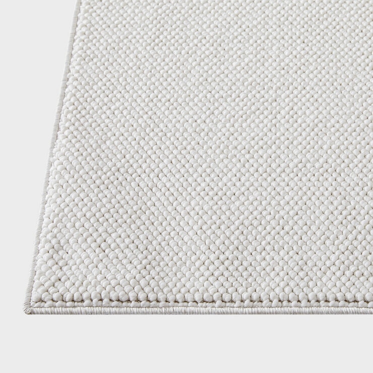 Off The Loom Runner in Cream, 60 x 213 cm