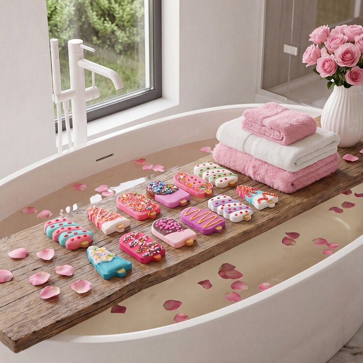 Sugar Rush Popsicle Bath Fizzer, 12 x 60g