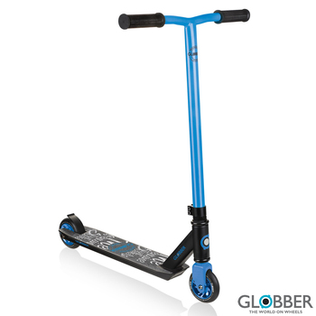Globber Stunt Scooter GS 360 in Black/Blue (8+ Years)