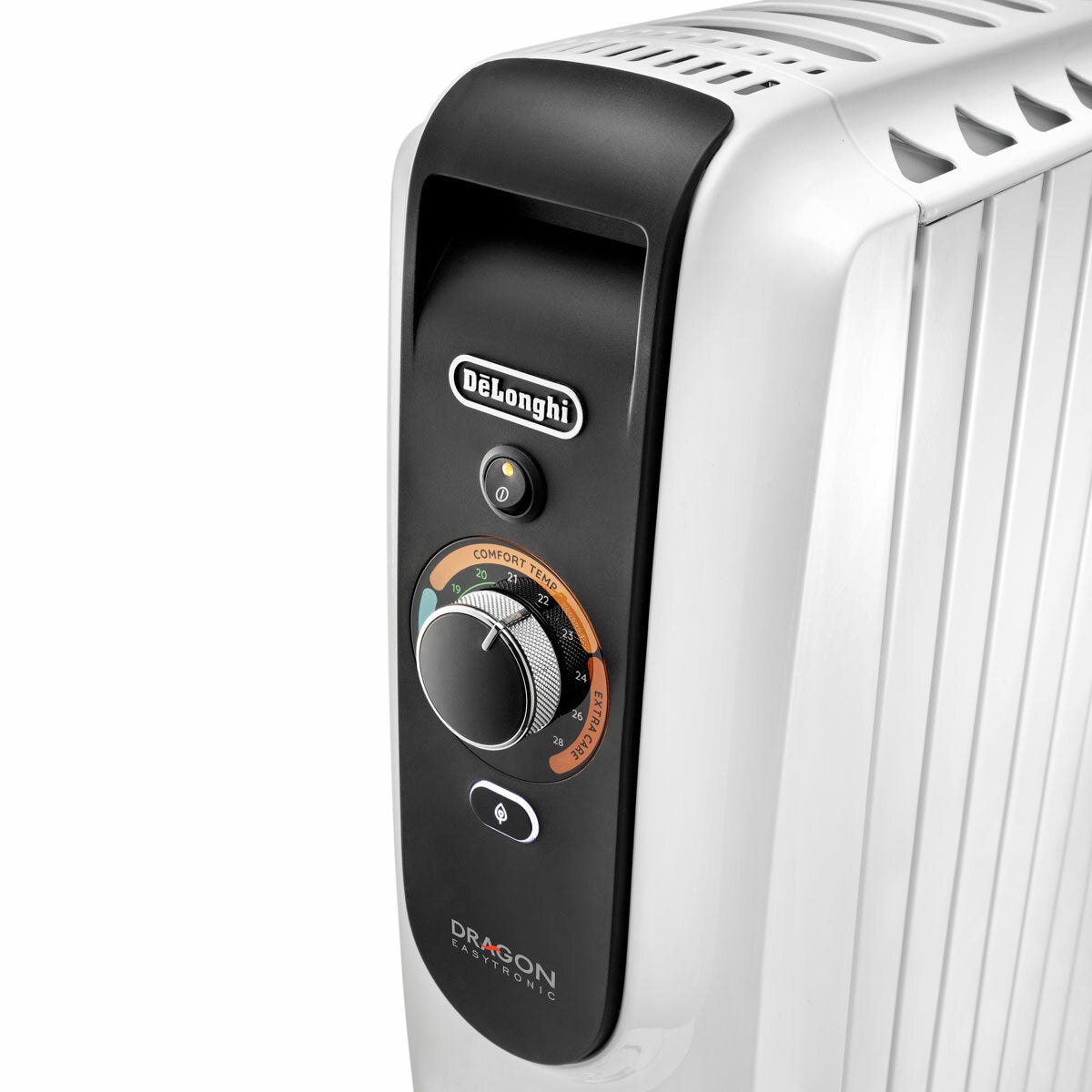 Close up of De'Longhi Oil Filled Radiator's controls Close up of De'Longhi Oil Filled Radiator's controls
