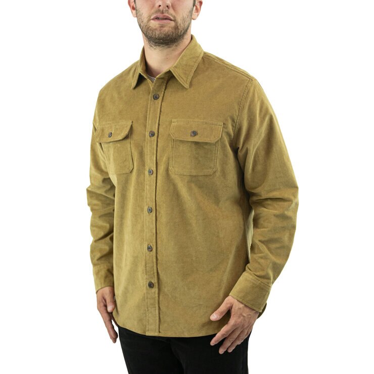 Jachs Men's Cord Shirt In Tan