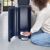 Joseph Joseph Porta 40L Bin - Midnight Blue