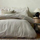 Yard Hebden 100% Cotton Mole Stripe Duvet Cover Set in 4 Sizes Yard Hebden 100% Cotton Mole Stripe Duvet Cover Set in 4 Sizes