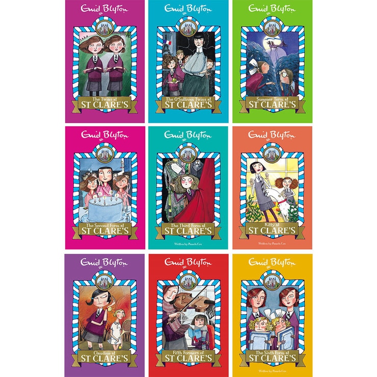 St Clare's Complete 9 Book Box Set, Enid Blyton (9+ Years)