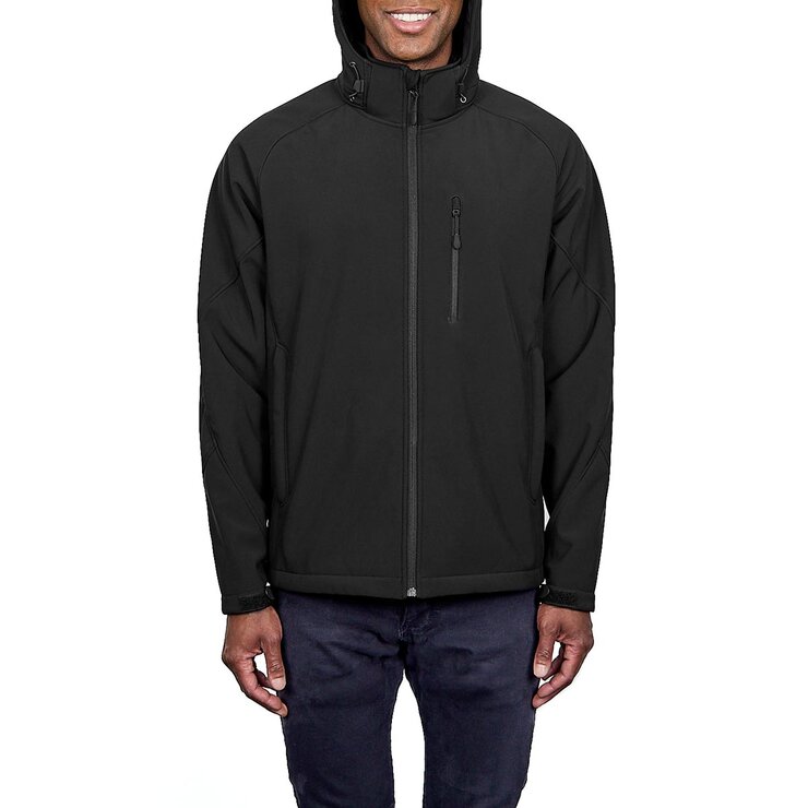 Kirkland Signature Men's Softshell Jacket in Black Kirkland Signature Men's Softshell Jacket in Black