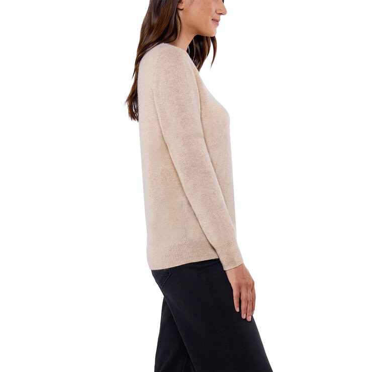 Matty M Cashmere Sweater in Taupe Matty M Cashmere Sweater in Taupe