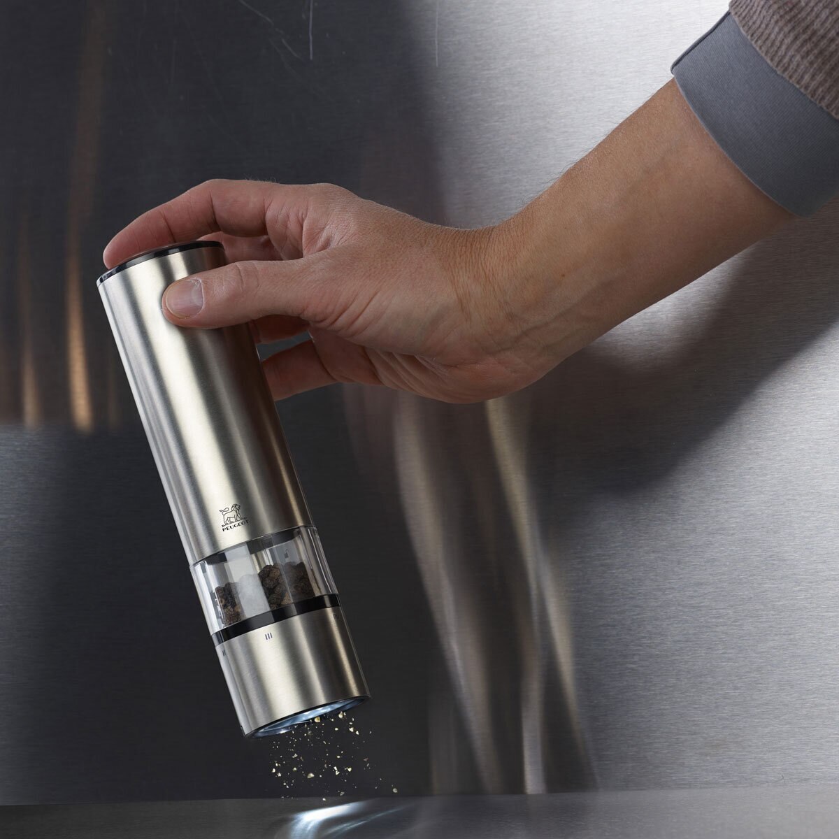 Peugeot Paris Electric Stainless Steel Pepper Mill, 20cm