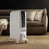 De'Longhi Dragon 4 Oil Filled 2.5kW Radiator in White, TRDX41025E