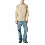 Hunter Mens Long Sleeve Shirt in Oatmeal