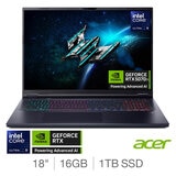 Acer Predator Helios NEO 18, Intel Core Ultra 9, 16GB RAM, 1TB SSD NVIDIA GeForce RTX 5070TI, 18 Inch Gaming Laptop, NH.QVLEK.006