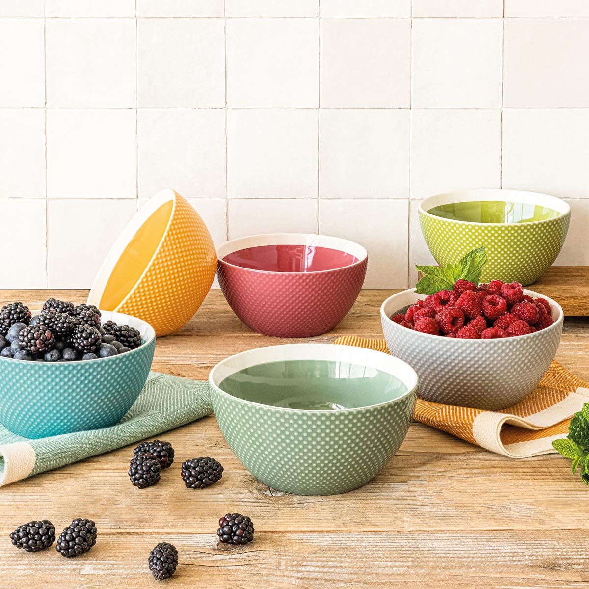 Over & Back Rainbow Bowl Set 6pcs