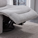 Armchair Grey Footrest
