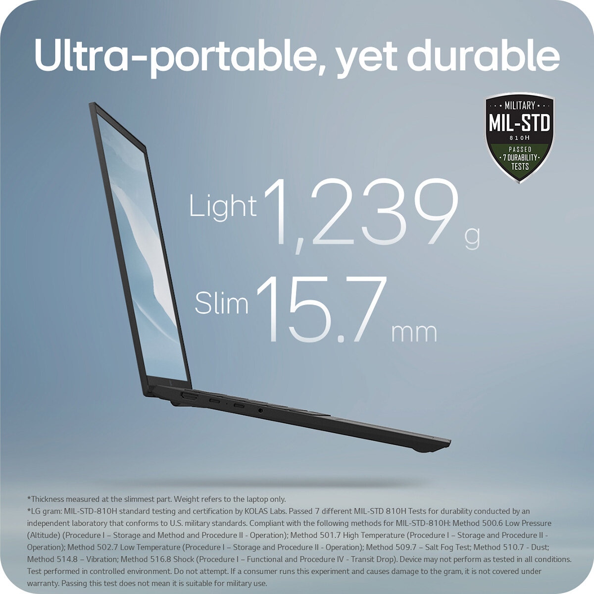 LG gram, Intel Core Ultra 7, 16GB RAM, 512GB SSD, 16 Inch Laptop, 16Z90TL-G.AU75A1