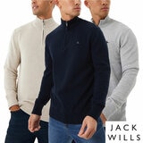 Jack Wills Men's Funnel Neck 1/2 Zip Sweater