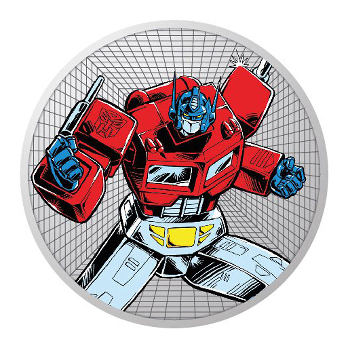 Buy Transformers Silver Plated Medal Cover Medal Front Image at Costco.co.uk