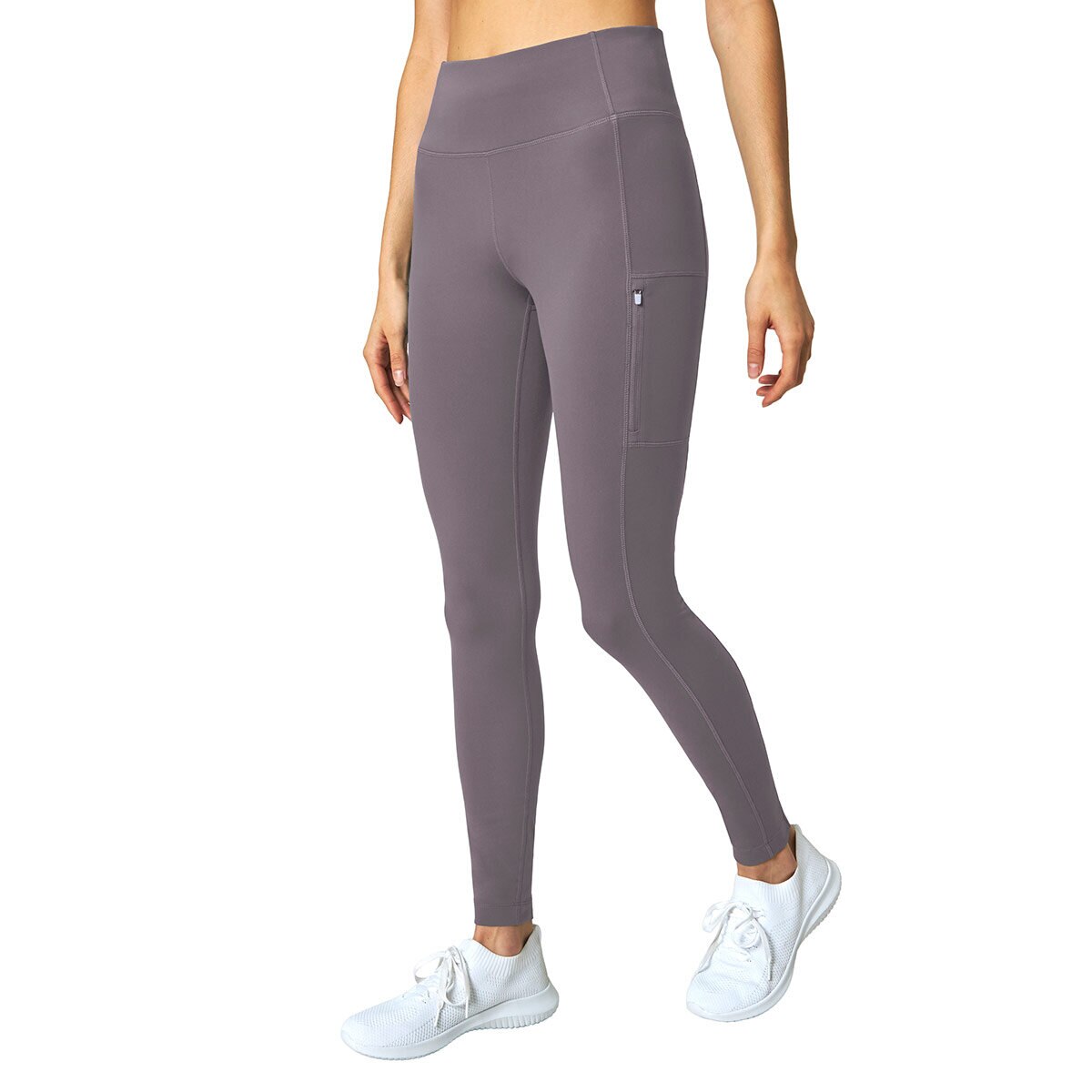 Mondetta Peached Interlock Leggings in Mauve - Medium | C