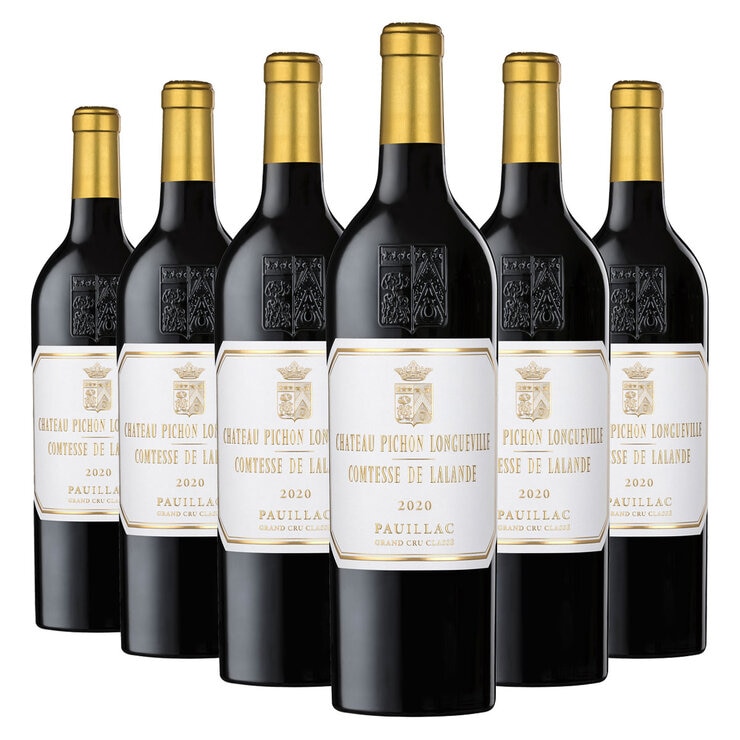 Chateau Pichon Longueville Comtesse de Lalande GCC 2020, 6 x 75cl Chateau Pichon Longueville Comtesse de Lalande GCC 2020, 6 x 75cl