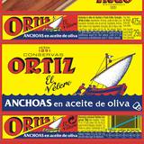 Brindisa Ortiz Spanish Anchovy Fillets in Olive Oil, 12 x 47.5g (12 Pack)