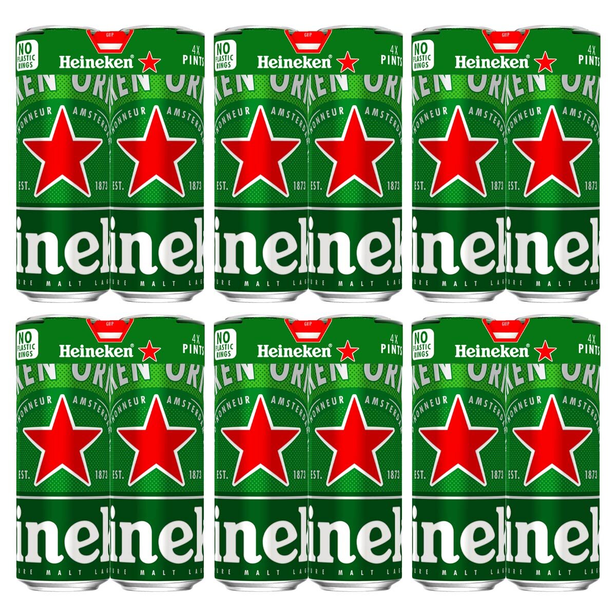 Heineken, 6 x 4 x 568ml