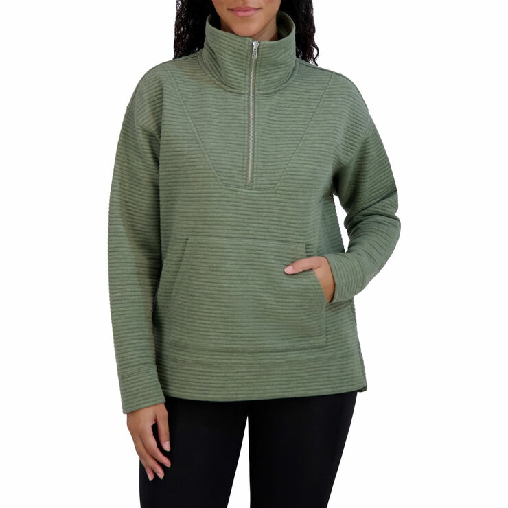 Kirkland Signature Ladies Ottoman 1/2 Zip Kirkland Signature Ladies Ottoman 1/2 Zip