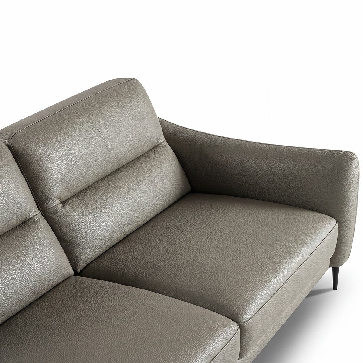 Nicoletti Jupiter Grey Leather 2 Seater Sofa Nicoletti Jupiter Grey Leather 2 Seater Sofa