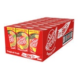 Red display box for 27 cartons of juice