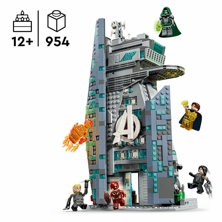 LEGO Super Heroes Avengers: Doomsday New Avengers Tower - Model 76352 (12+ Years)