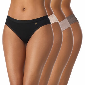 Halston Ladies Stretch Bikini Brief, 4 Pack