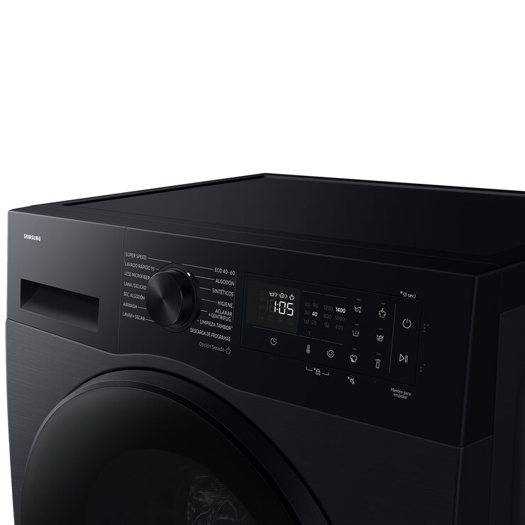 Samsung Series 5 WD90DG5G34BBEU 9kg / 5kg Smart Slim Depth Washer Dryer, E Rated in Black