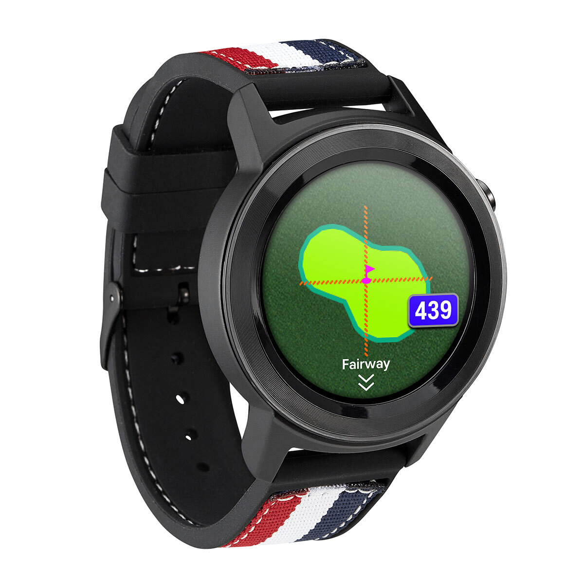 Golf Buddy W11 GPS Watch with Laser Lite Rangefinder