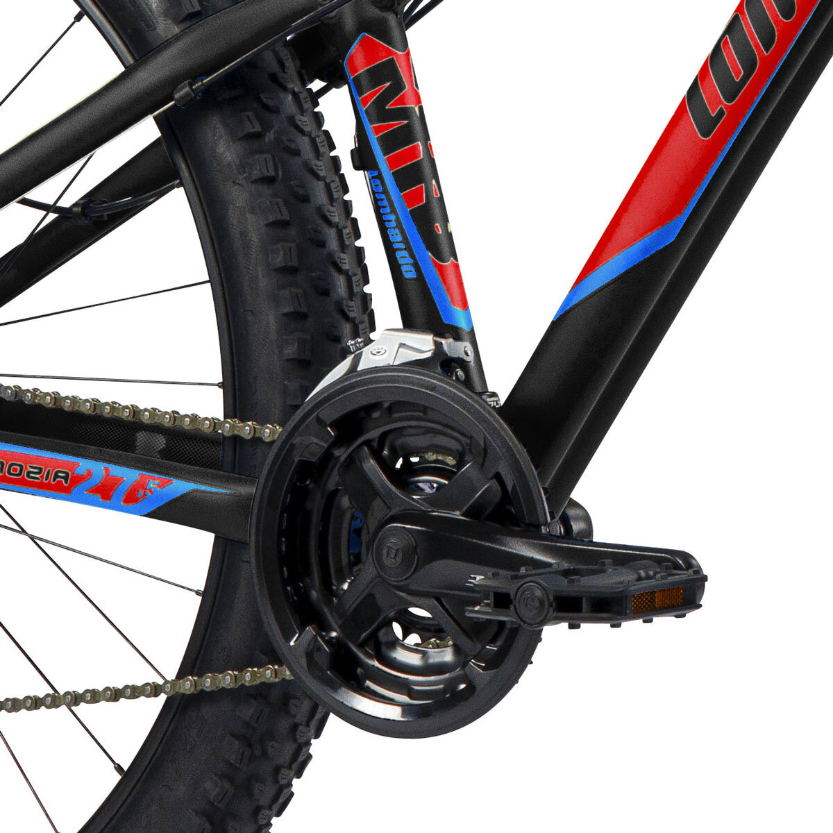 Lombardo Mozia 13" (35cm) Mountain Bike in Black/Red