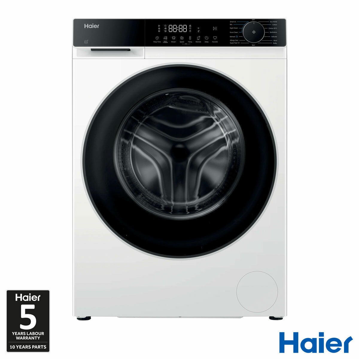 Haier X5 HW90-BP14357TUUK, 9kg Washing Machine, A Rated in White Haier X5 HW90-BP14357TUUK, 9kg Washing Machine, A Rated in White