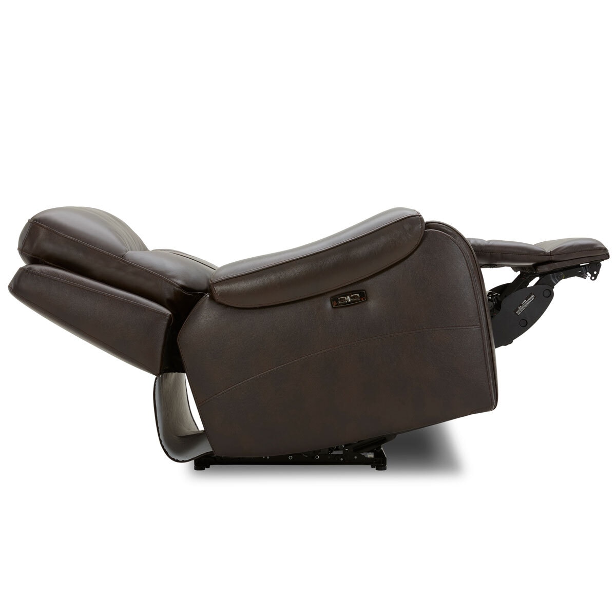 Kuka Brown Leather Power Recliner with Power Headrest Costco UK