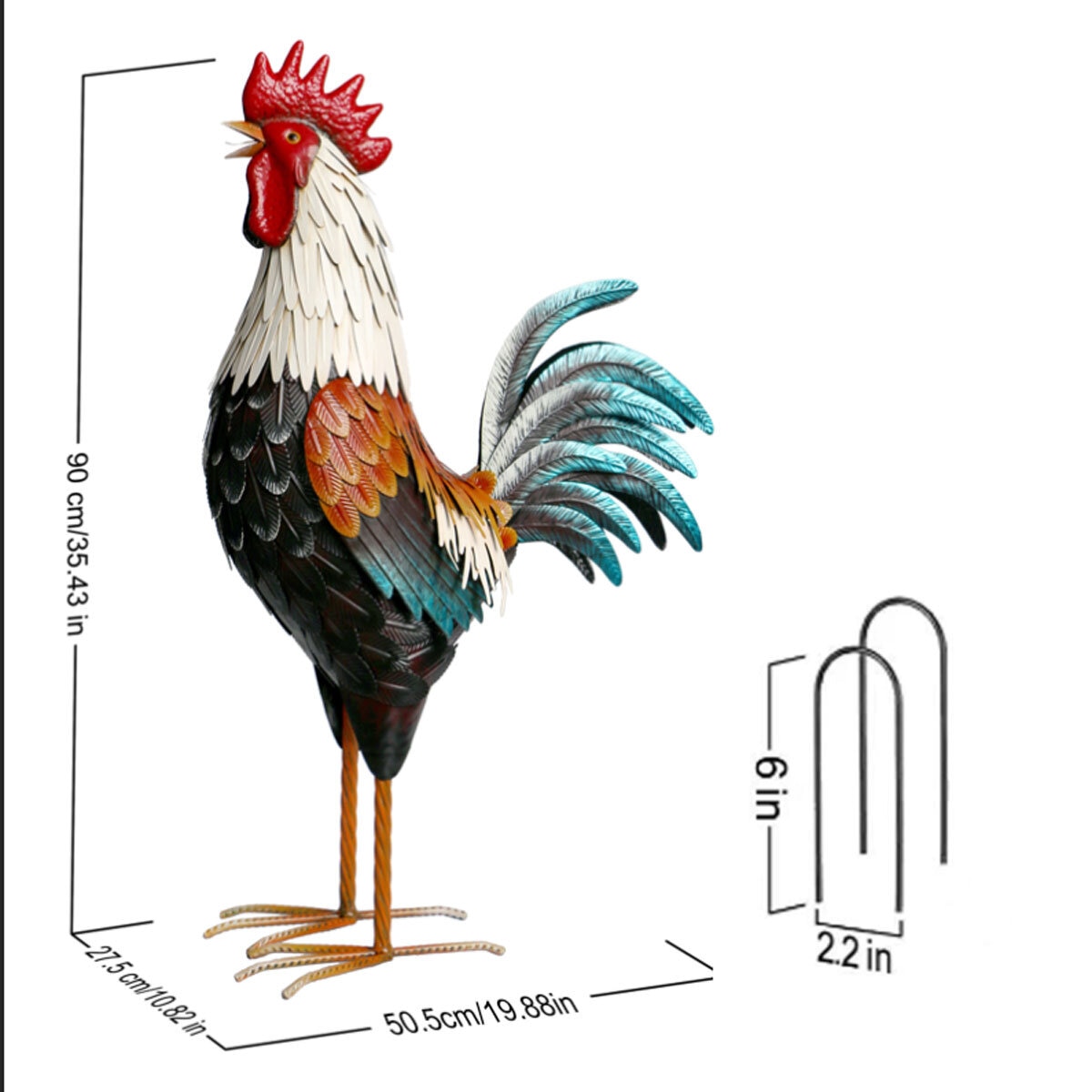 Rooster discount lamp kirklands