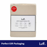 Luff 700 Thread Count 100% Organic Bamboo Pillowcases 2 Pack Light Grey2