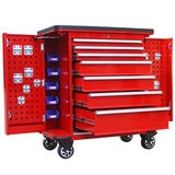 Toolmaster 7 Drawer Rolling Tool Chest with 10 Removable Storage Bins