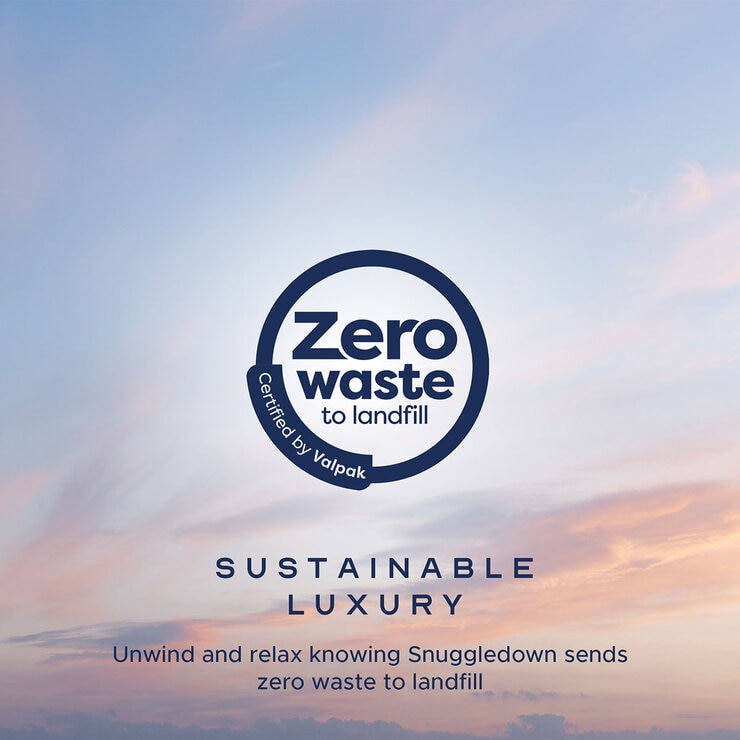 Snuggledown Clusterdown Synthetic Pillows, 4 Pack